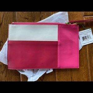 Vera Bradley composition wristlet color block NWT